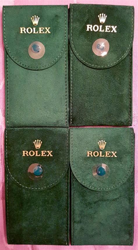 vendo pochette originali rolex